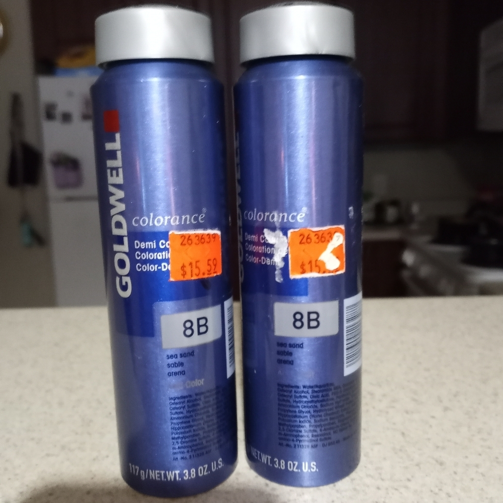 Goldwell Colorance Demi Color 8B Lot Of 2 Rare